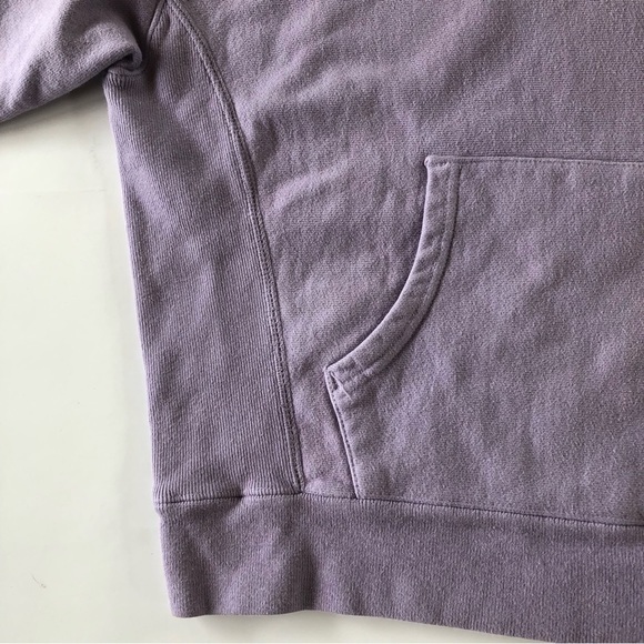 Champion Reverse Weave Womens Hoodie Size M Mauve with full spell out logo - Picture 4 of 15